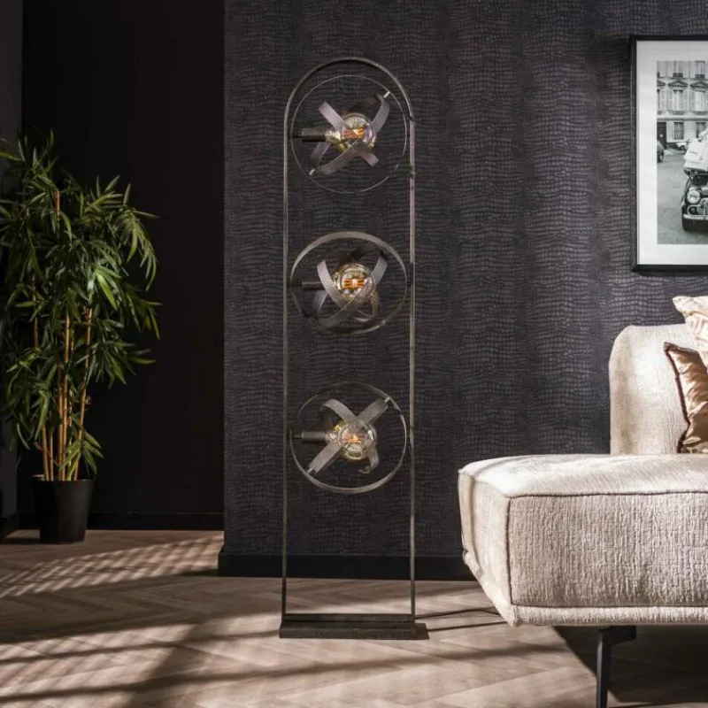 hofstein Cosmos Lampadaire Anthracite, 3 lumières* Lampadaires Et Lampes Sur Pied