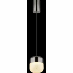 Luminaires Globo Lighting Cristallica Suspension LED Anthracite, 1 lumière