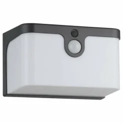 Luminaires Eglo CROARA Luminaire extérieur LED Anthracite, 1 lumière, Détecteur de mouvement