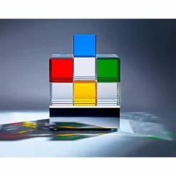 Luminaires Tecnolumen Cubelight Tecnolumen Lampe à poser LED Multicolore, Clair, 1 lumière