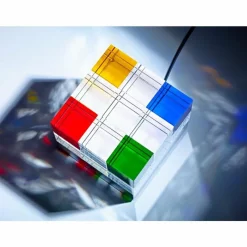 Luminaires Tecnolumen Cubelight Tecnolumen Lampe à poser LED Multicolore, Clair, 1 lumière