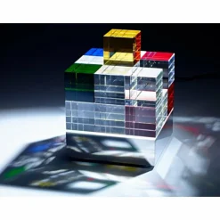 Luminaires Tecnolumen Cubelight Tecnolumen Lampe à poser LED Multicolore, Clair, 1 lumière