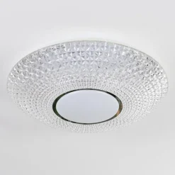 hofstein Curin Plafonnier LED Blanc, 1 lumière, Télécommandes