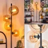 hofstein Dagan Lampadaire Ambre, 4 lumières