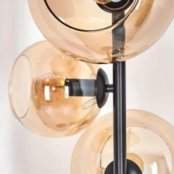 hofstein Dagan Lampadaire Ambre, 4 lumières