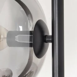 Suspension Verre Fumé-hofstein Dagan Lampadaire Clair, Fumé, 3 lumières