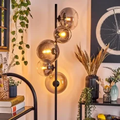 hofstein Dagan Lampadaire Clair, Fumé, 5 lumières