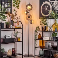 hofstein Dagan Lampadaire Clair, Fumé, 4 lumières