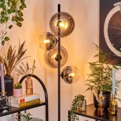 hofstein Dagan Lampadaire Clair, Fumé, 4 lumières
