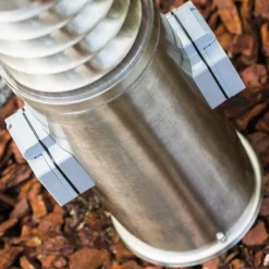 hofstein Dakar Borne lumineuse Acier inoxydable, 1 lumière