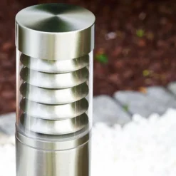 hofstein Dakar Eclairage de chemin Acier inoxydable, 1 lumière