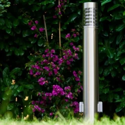 hofstein Dakar Eclairage de chemin Acier inoxydable, 1 lumière