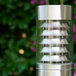 hofstein Dakar Eclairage de chemin Acier inoxydable, 1 lumière, Détecteur de mouvement