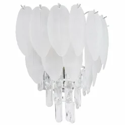 Suspension Verre Fumé-Luminaires Globo Lighting Dalton Applique murale Chrome, 3 lumières