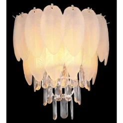 Suspension Verre Fumé-Luminaires Globo Lighting Dalton Applique murale Chrome, 3 lumières