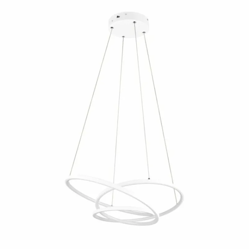 Luminaires Trio Darvin Suspension LED Blanc, 1 lumière* Éclairage Led