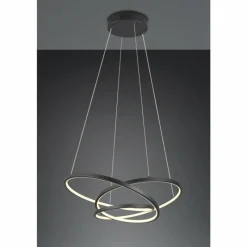 Luminaires Trio Darvin Suspension LED Noir, 1 lumière* Éclairage Led