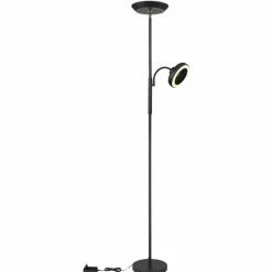 Luminaires Globo Lighting DAVYD Lampadaire LED Noir, 1 lumière* Éclairage Led
