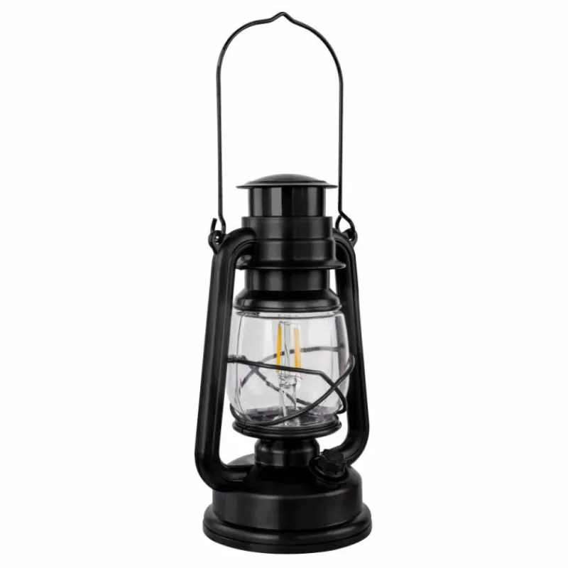 Luminaires Rustiques-Luminaires Globo Lighting Décor Globo CERTALDO LED Noir, 1 lumière