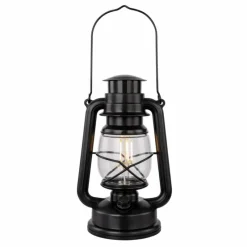 Luminaires Rustiques-Luminaires Globo Lighting Décor Globo CERTALDO LED Noir, 1 lumière