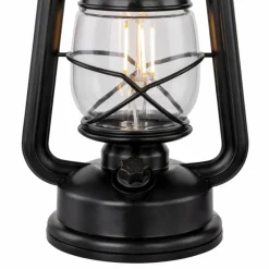 Luminaires Rustiques-Luminaires Globo Lighting Décor Globo CERTALDO LED Noir, 1 lumière