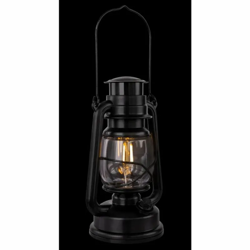 Luminaires Rustiques-Luminaires Globo Lighting Décor Globo CERTALDO LED Noir, 1 lumière