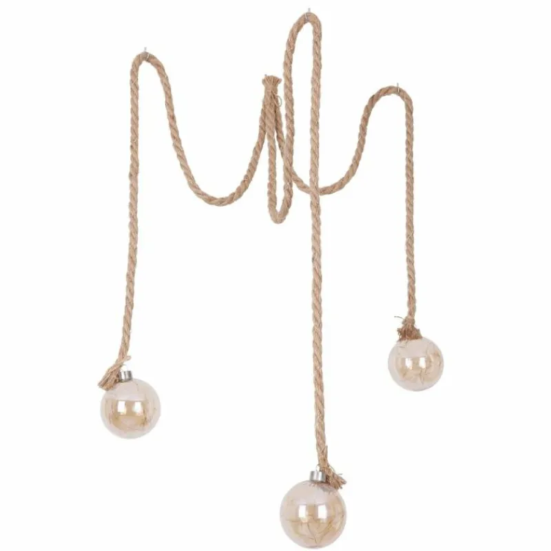 Luminaires Globo Lighting Décor Globo ROVETO Ambre, 3 lumières