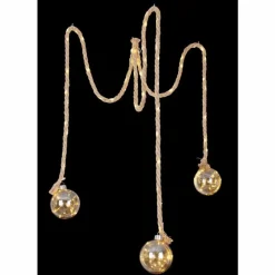 Luminaires Globo Lighting Décor Globo ROVETO Ambre, 3 lumières