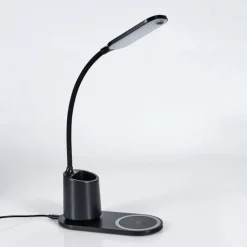 hofstein Debelmose Lampe de bureau, Lampe à poser LED Noir, 1 lumière