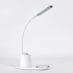 hofstein Debelmose Lampe de bureau, Lampe à poser LED Blanc, 1 lumière