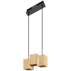 Lampes En Bois-Luminaires Ledvance DECOR Applique murale / Plafonnier LED Noir, 1 lumière