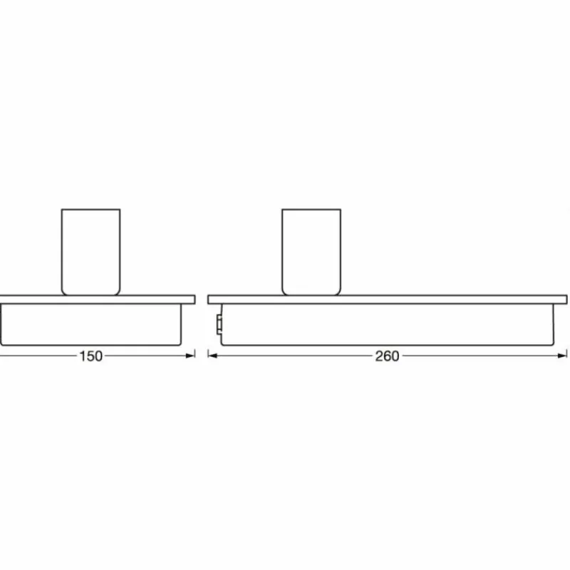 Lampes En Bois-Luminaires Ledvance DECOR Applique murale / Plafonnier Couleur bois, Noir, 1 lumière