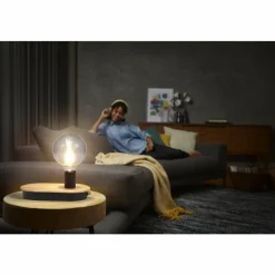 Lampes En Bois-Luminaires Ledvance DECOR Applique murale / Plafonnier Couleur bois, Noir, 1 lumière