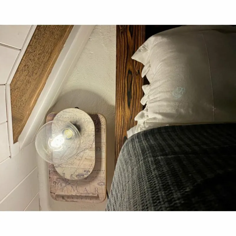 Lampes En Bois-Luminaires Ledvance DECOR Applique murale / Plafonnier Couleur bois, Noir, 1 lumière