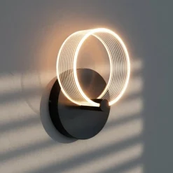 Luminaires Ledvance DECOR Applique murale / Plafonnier LED Noir, 1 lumière* Éclairage Led