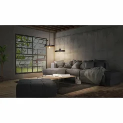 Lampes En Bois-Luminaires Ledvance DECOR Applique murale / Plafonnier Noir, 1 lumière