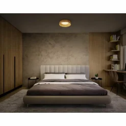 Lampes En Bois-Luminaires Ledvance DECOR Applique murale / Plafonnier LED Brun, 1 lumière