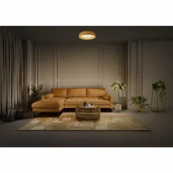 Lampes En Bois-Luminaires Ledvance DECOR Applique murale / Plafonnier LED Brun, 1 lumière