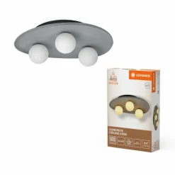 Luminaires Ledvance DECOR Applique murale / Plafonnier Gris, 3 lumières