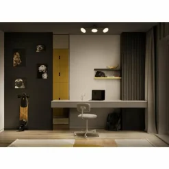 Luminaires Ledvance DECOR Applique murale / Plafonnier LED Noir, 3 lumières* Éclairage Led