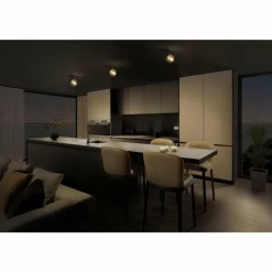 Luminaires Ledvance DECOR Applique murale / Plafonnier LED Noir, 1 lumière