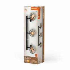 Luminaires Ledvance DECOR Applique murale / Plafonnier LED Noir, 3 lumières