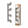 Luminaires Ledvance DECOR Applique murale / Plafonnier LED Noir, 4 lumières