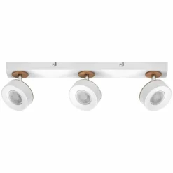 Lampes En Bois-Luminaires Ledvance Decor Plafonnier LED Blanc, 3 lumières