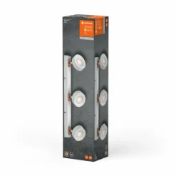 Lampes En Bois-Luminaires Ledvance Decor Plafonnier LED Blanc, 3 lumières