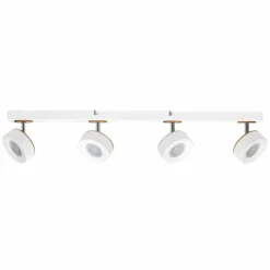 Lampes En Bois-Luminaires Ledvance Decor Plafonnier LED Blanc, 4 lumières