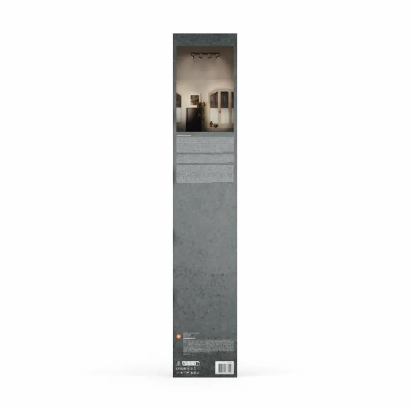 Lampes En Bois-Luminaires Ledvance Decor Plafonnier LED Noir, 4 lumières