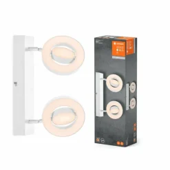 Luminaires Ledvance Decor Plafonnier LED Blanc, 2 lumières* Éclairage Led