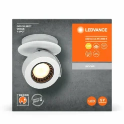 Luminaires Ledvance Decor Plafonnier LED Blanc, 1 lumière* Éclairage Led