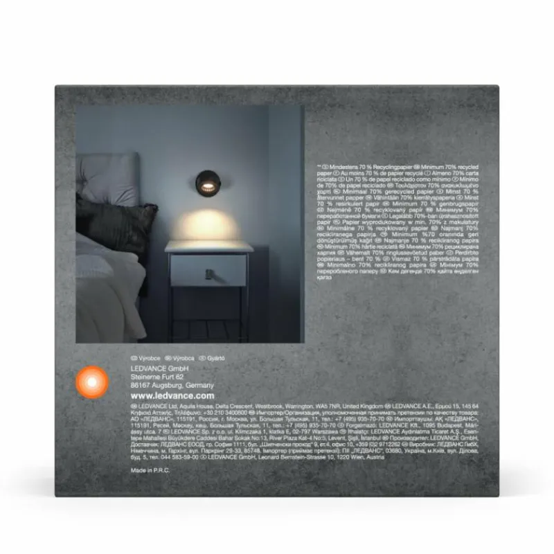 Luminaires Ledvance Decor Plafonnier LED Noir, 1 lumière* Éclairage Led